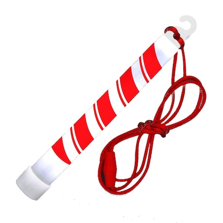 Endgame Candy Cane Glow Stick White  Red 25PK EN1523247